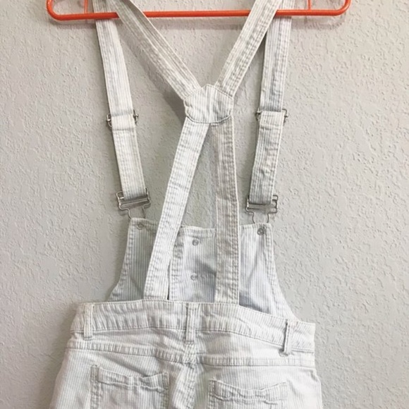 Striped Denim Romper - Picture 3 of 3